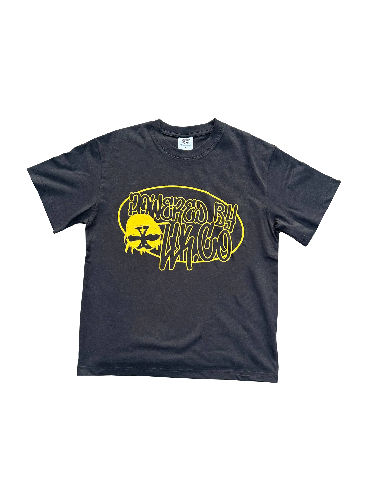 YELLOW OG POWERED BY LLK.Co SHORT SLEEVE BLACK TEE