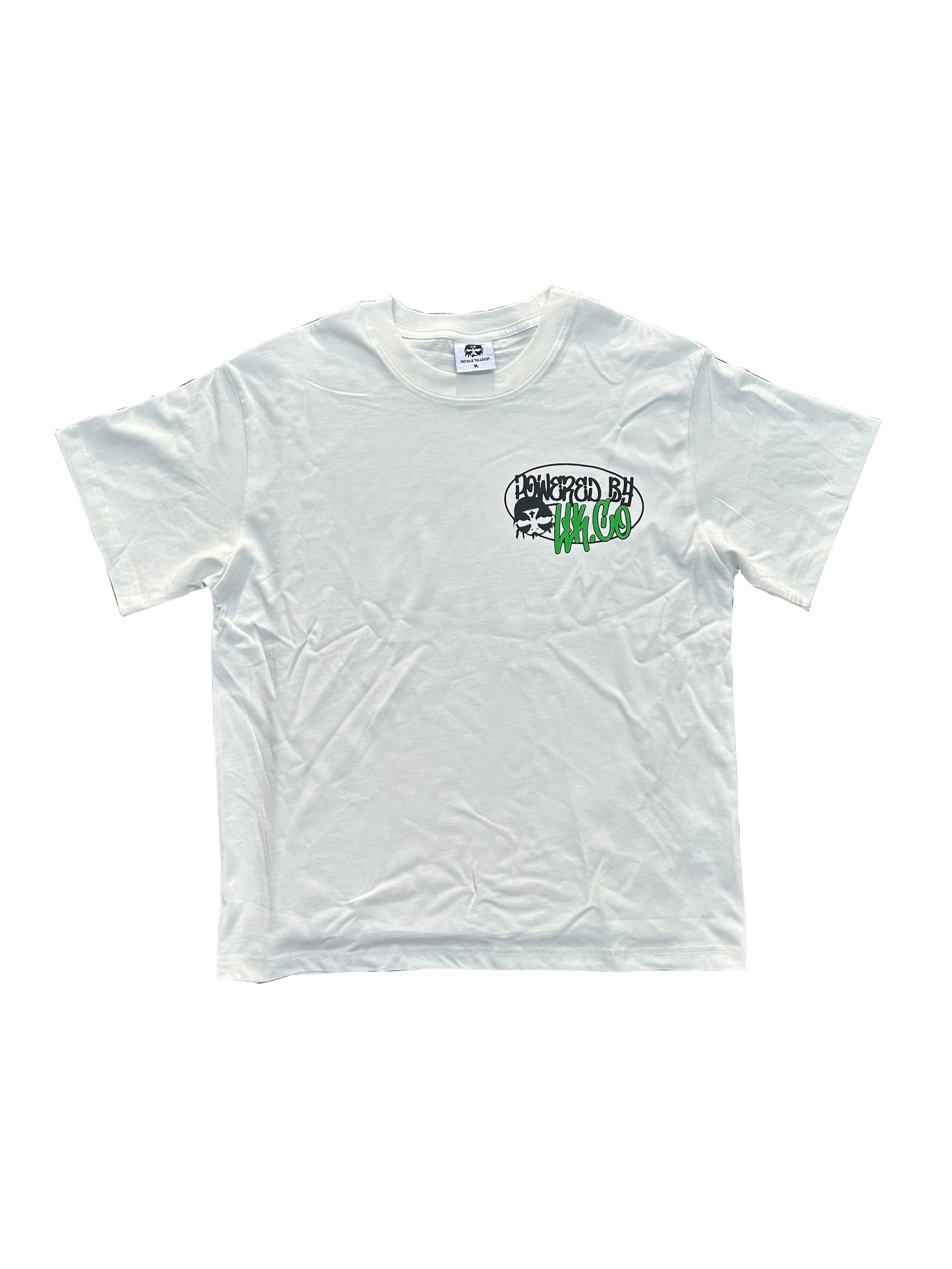 GREEN OG POWERED BY LLK.Co SHORT SLEEVE WHITE TEE